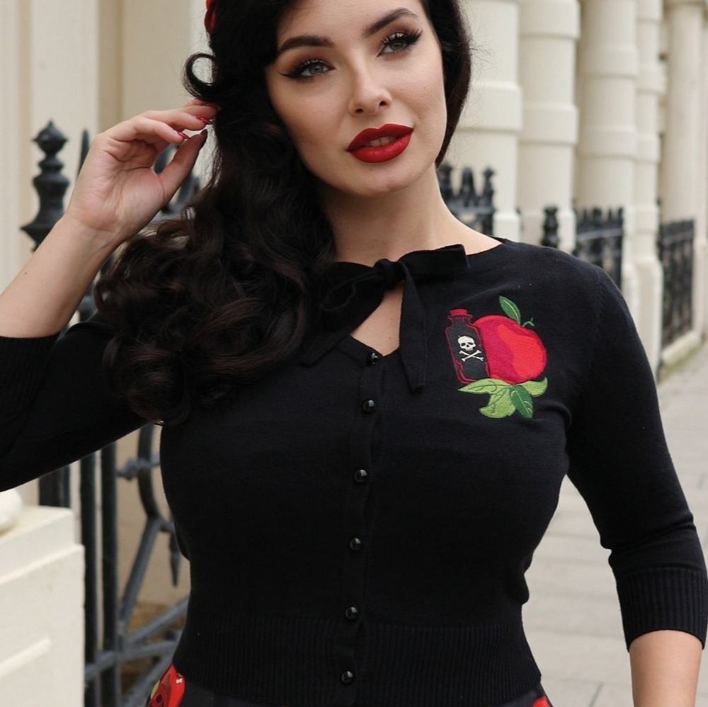 Iso collectif deathly apples cardigan
